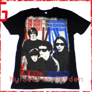The Velvet Underground - Union Jack Big Print Subway Official Fitted Jersey T Shirt ( Men S ) ***READY TO SHIP from Hong Kong***